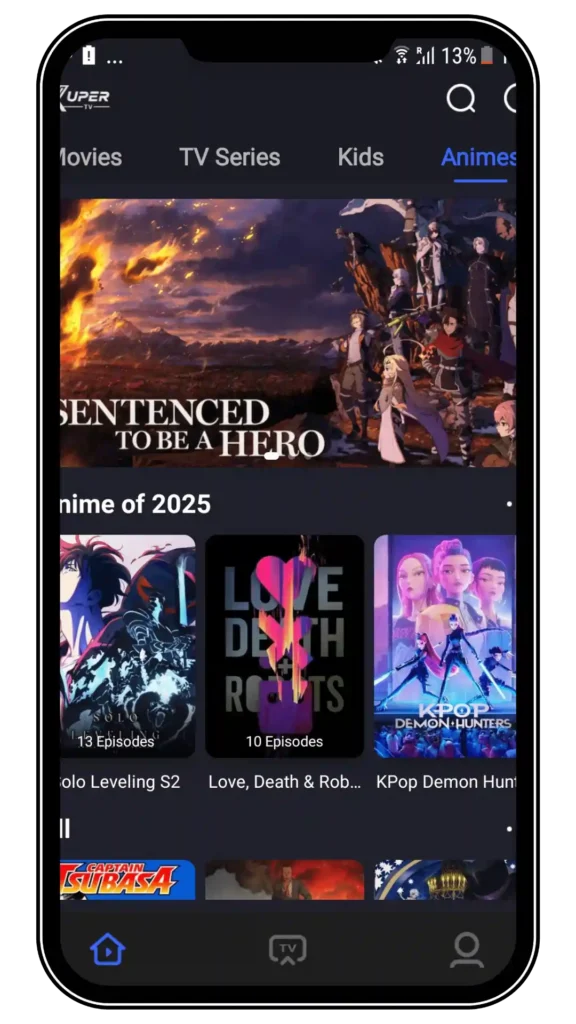 Hogar 7 Animes de Xuper TV