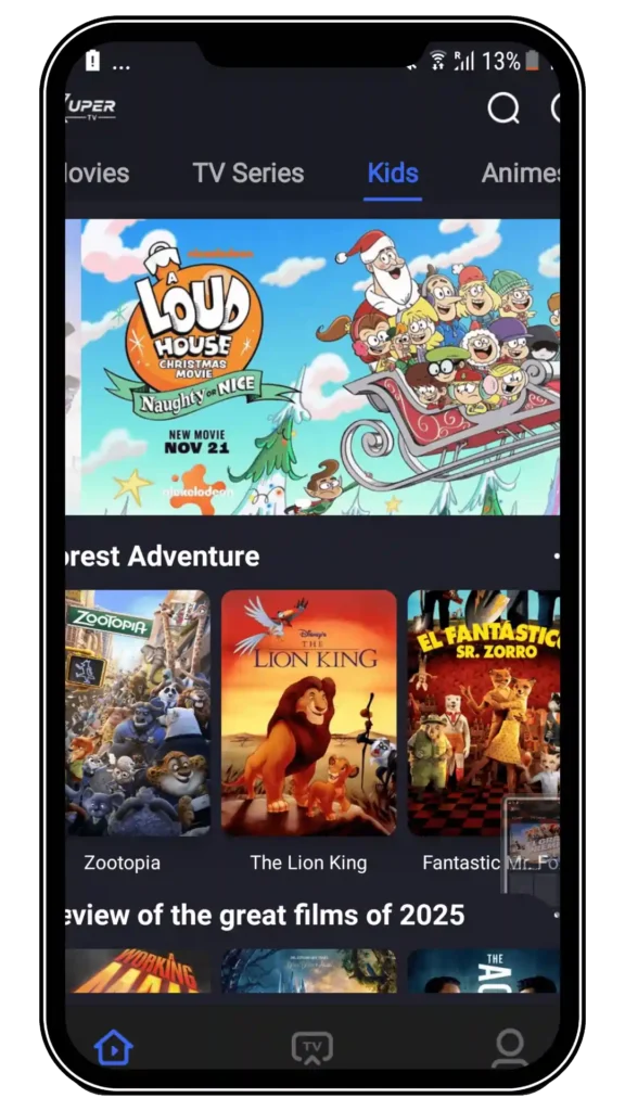 Hogar 3 Xuper tv para niños