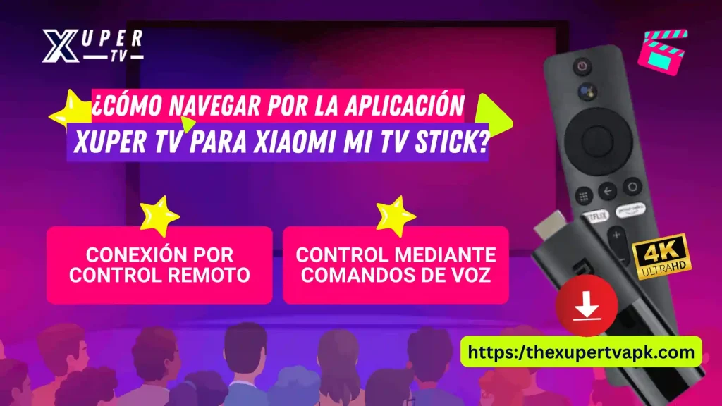 navigate-through-the-Xuper-TV-application-for-Xiaomi-Mi-TV-Stick navega por la aplicación Xuper TV para Xiaomi Mi TV Stick