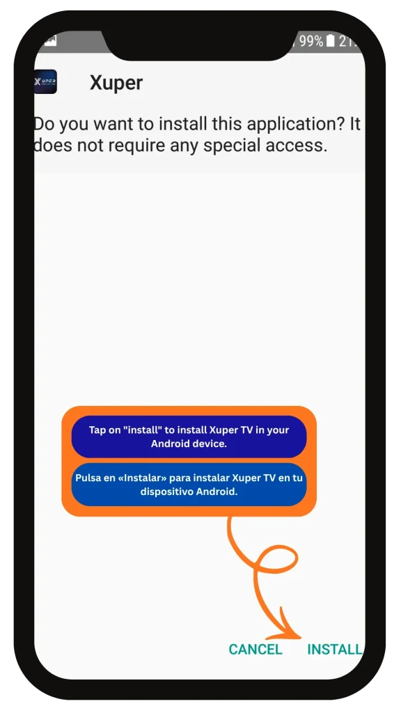 Hogar 4 step 4 como descargar xuper tv apk